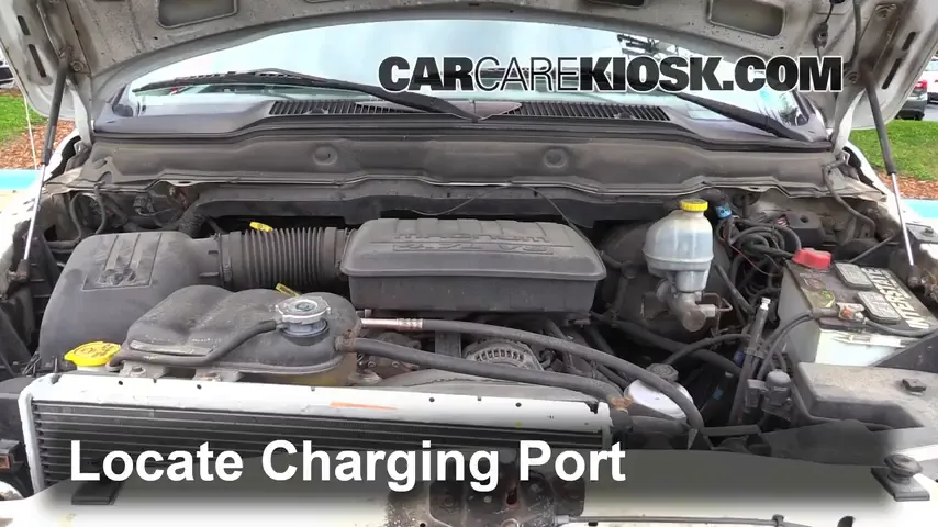 2002 Dodge Ram 1500 4.7L V8 Crew Cab Pickup (4 Door) Air Conditioner Recharge Freon